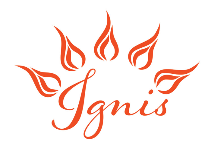 Ignis House symbol showing orange flames.